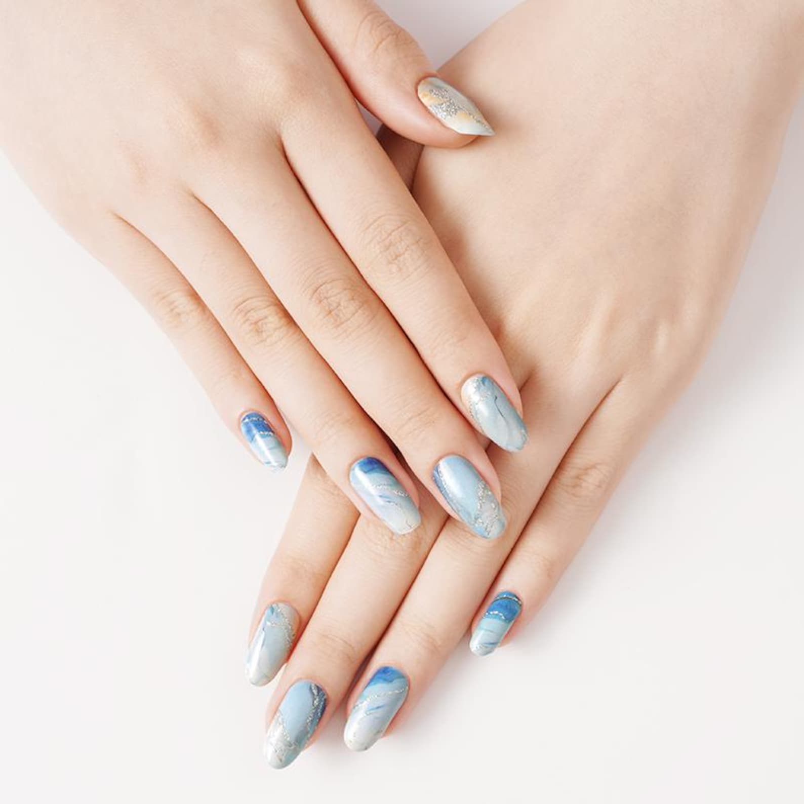 Cuarzo Celeste | Stickers de Esmalte