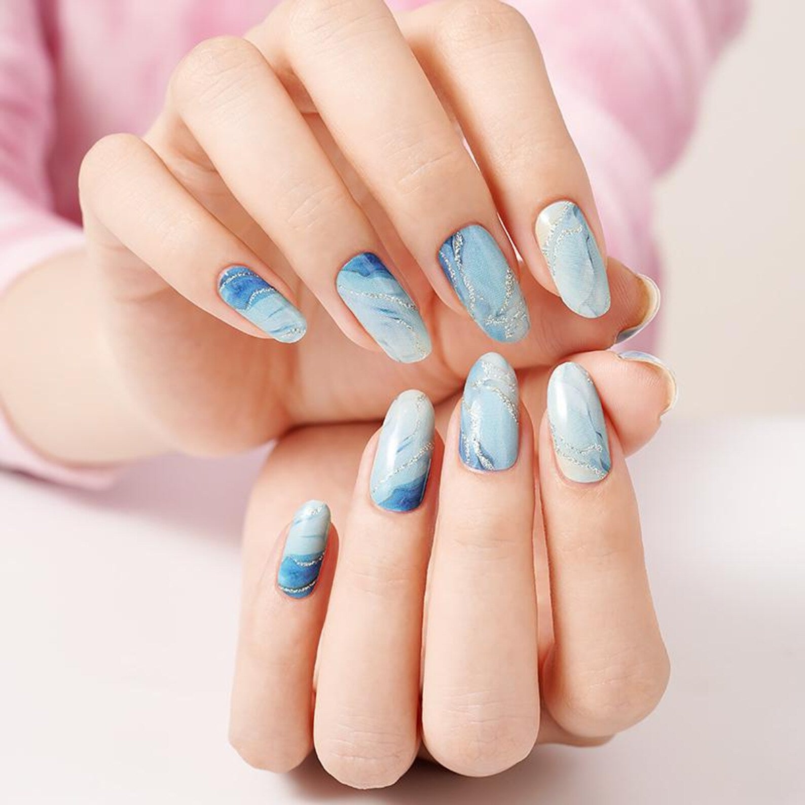Cuarzo Celeste | Stickers de Esmalte