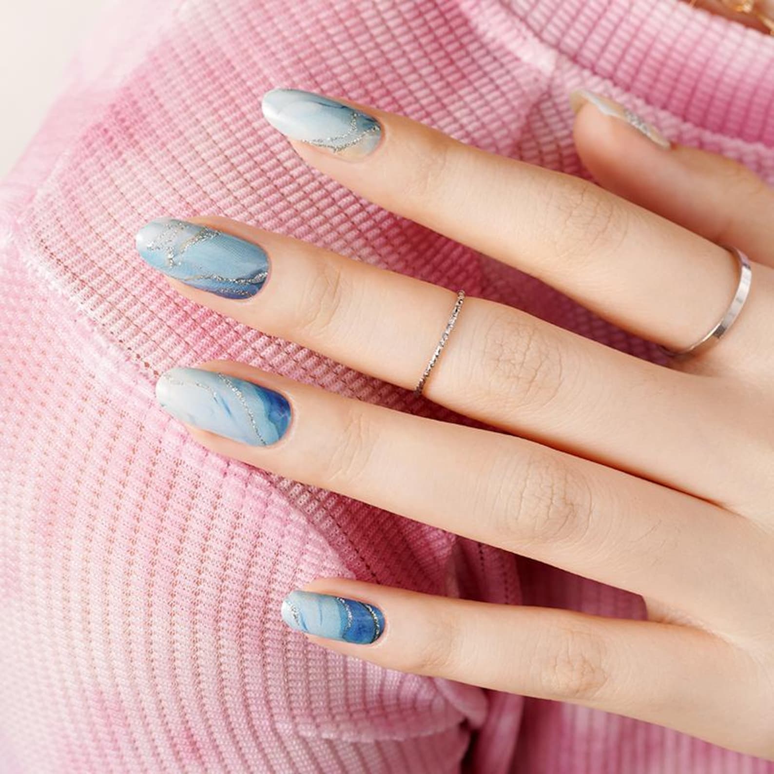 Cuarzo Celeste | Stickers de Esmalte