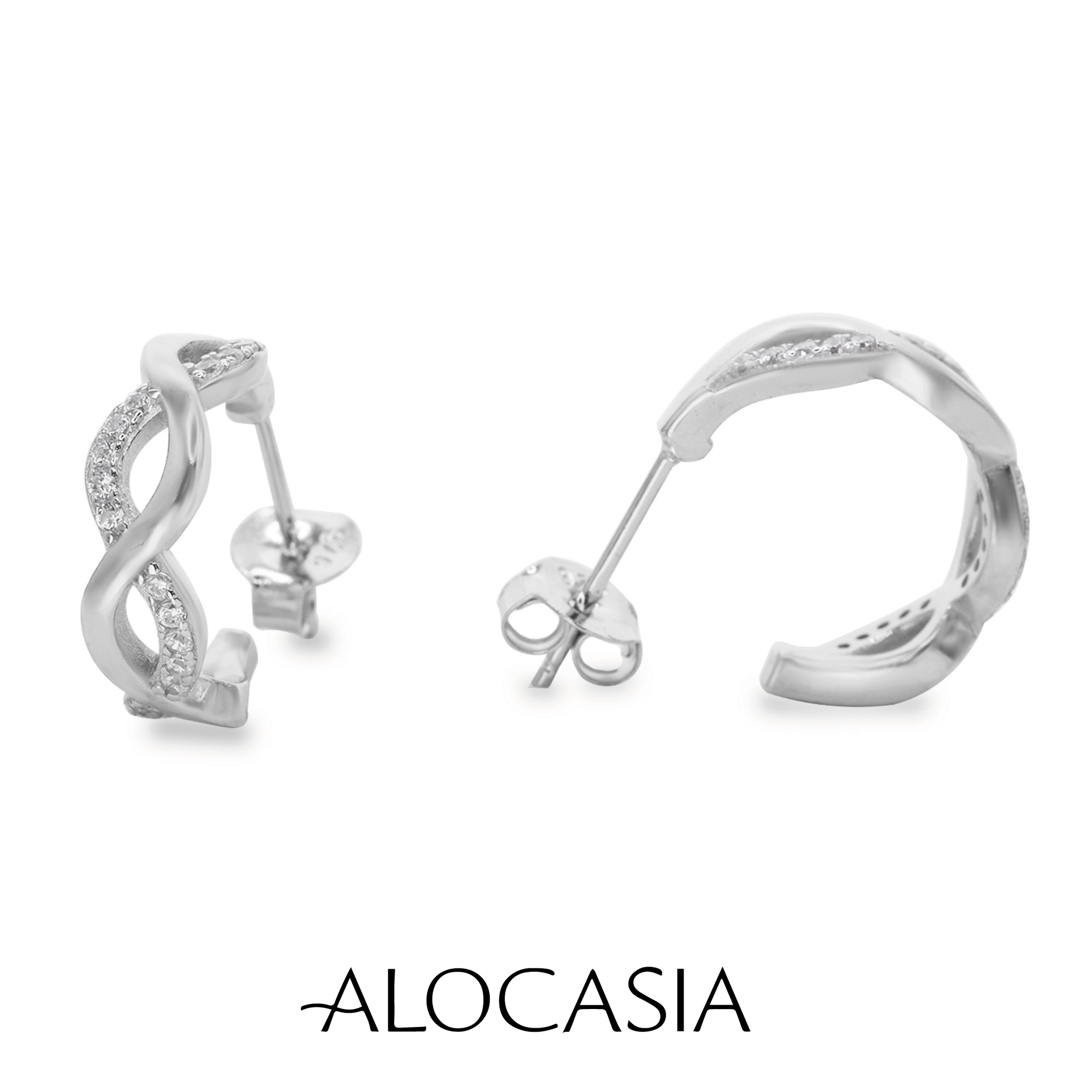 Argollas Infinito Plata 25mm