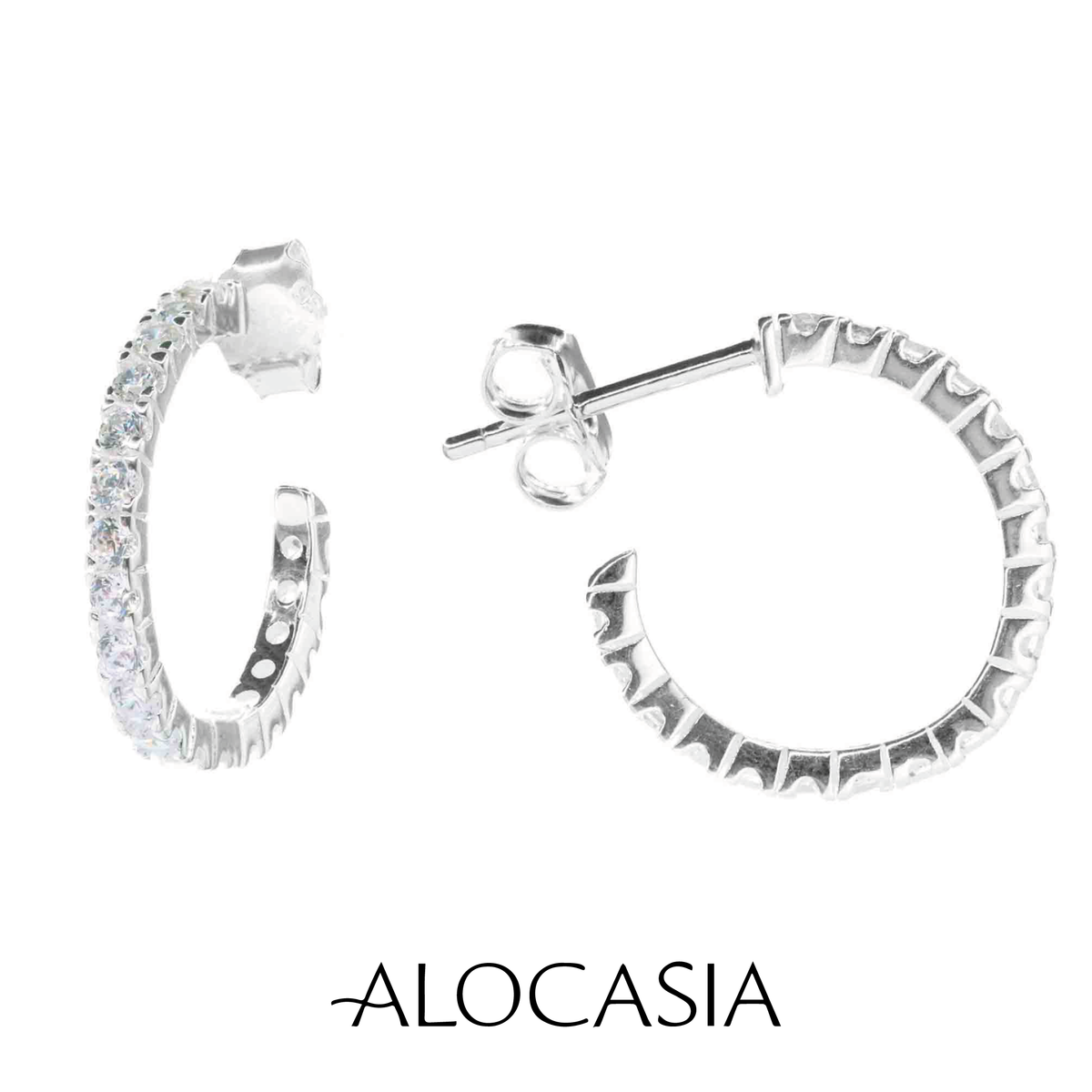 Argollas Grace Plata 18 mm