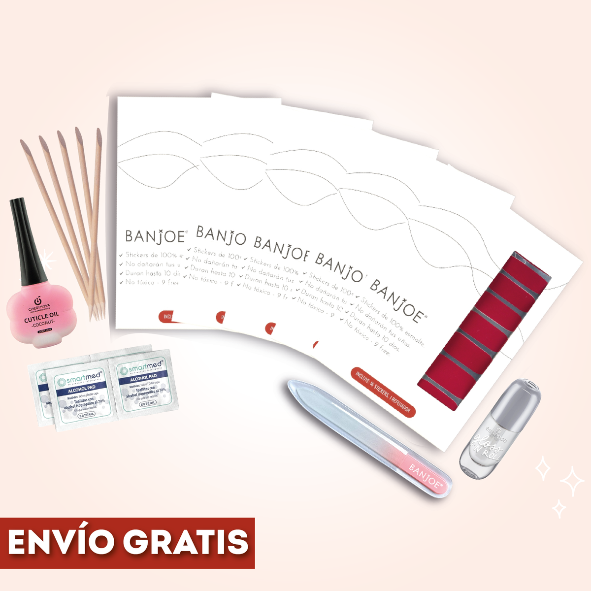 Kit Inicial Stickers de Esmalte