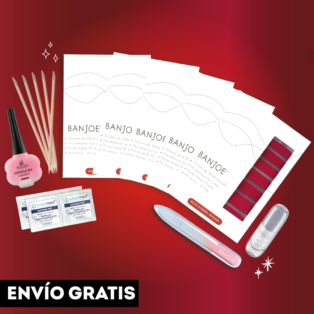 Kit Inicial Stickers de Esmalte