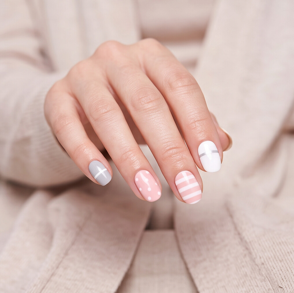 Pink & Grey Sweet | Esmalte