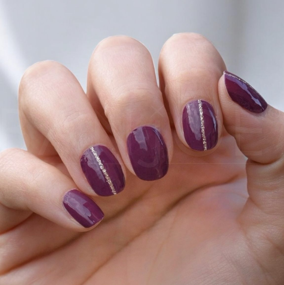 Burdeo Fancy | Stickers de Esmalte