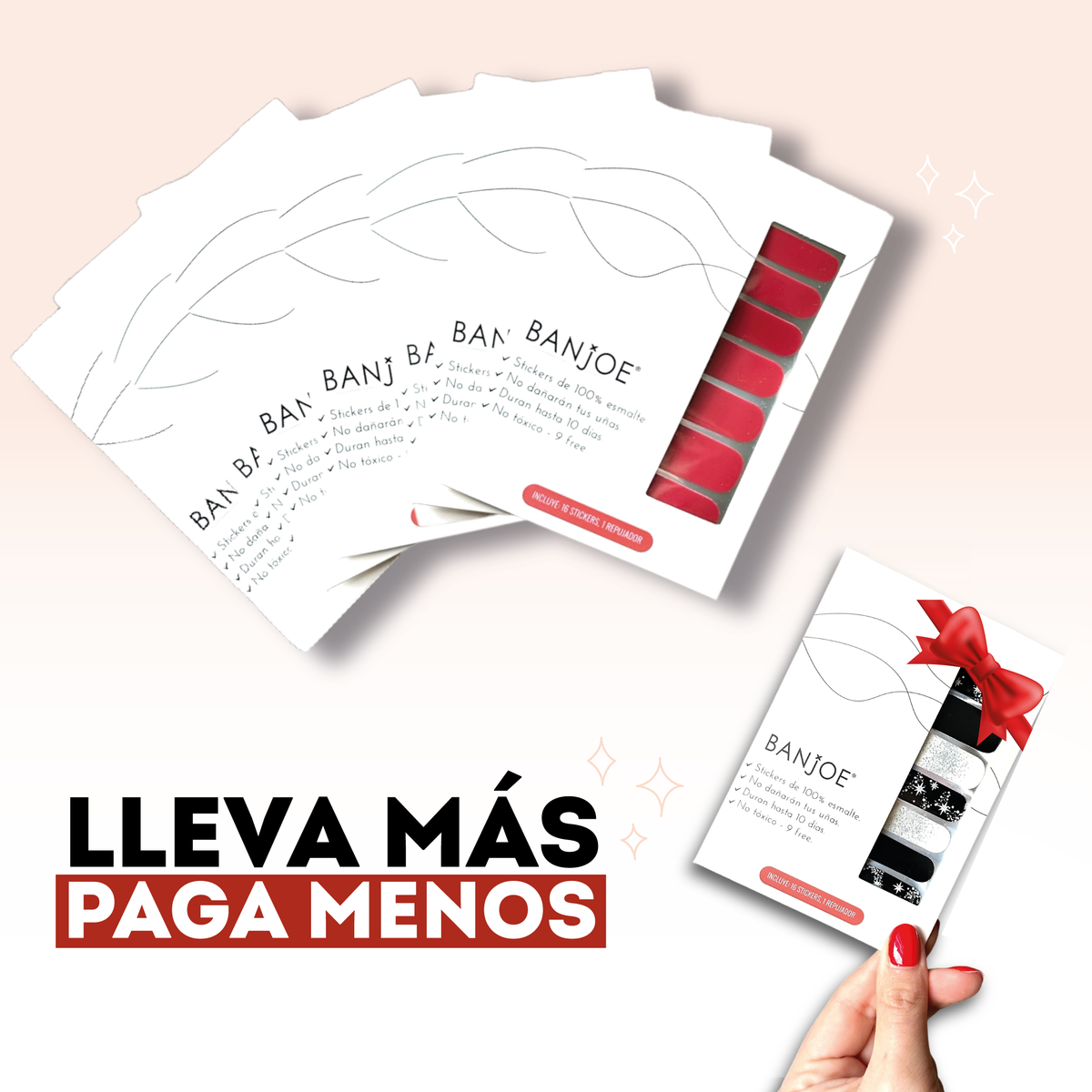 Pack Stickers de Esmalte - Lleva más y paga menos