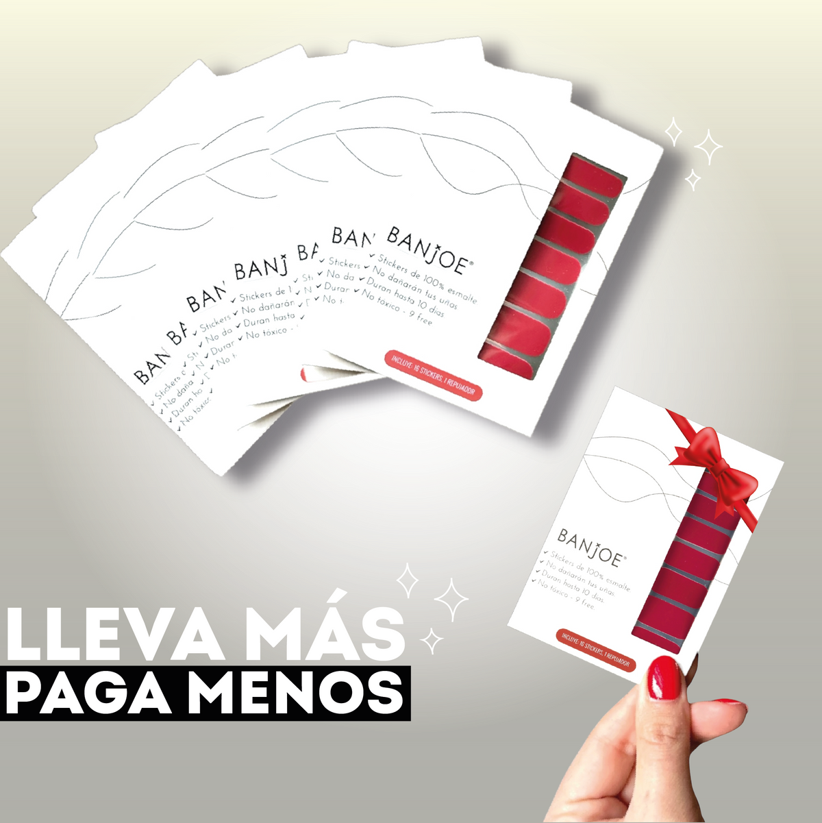 Pack Stickers de Esmalte - Lleva más y paga menos