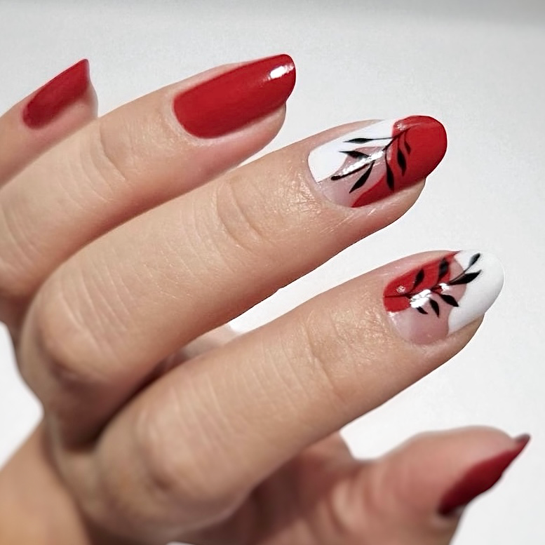 Red Bloom | Stickers de Esmalte
