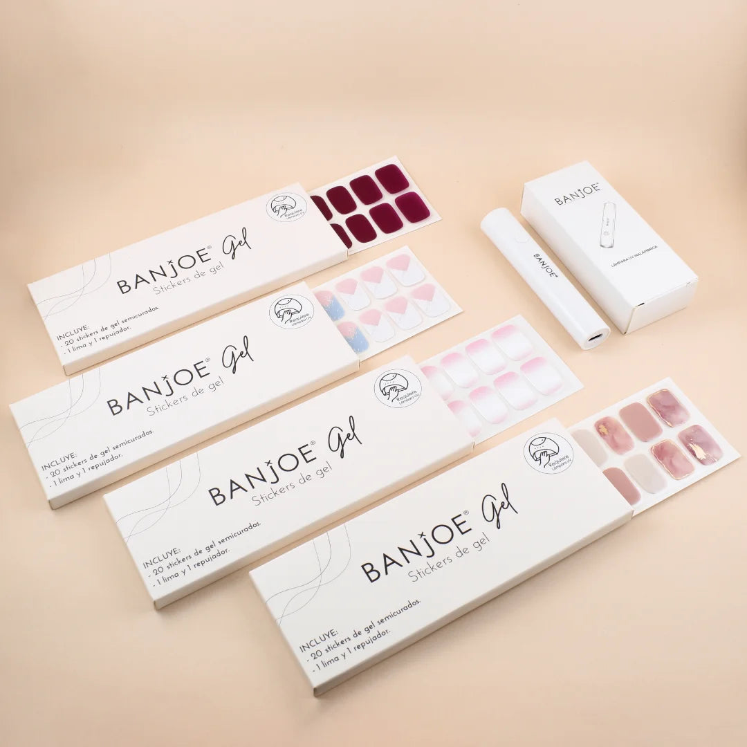 Pack Gel | 4 Diseños + Lámpara GRATIS