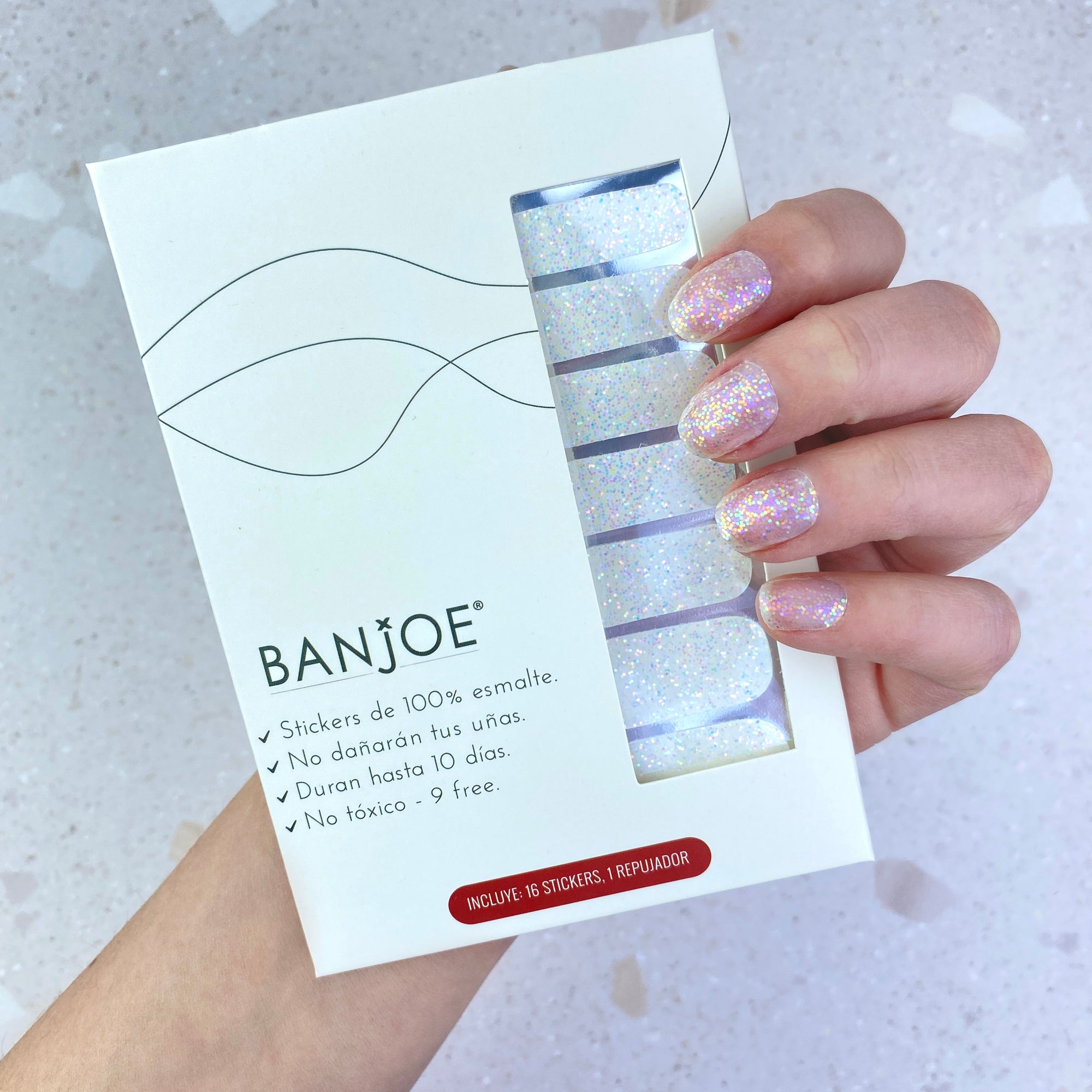White Opal | Stickers de Esmalte