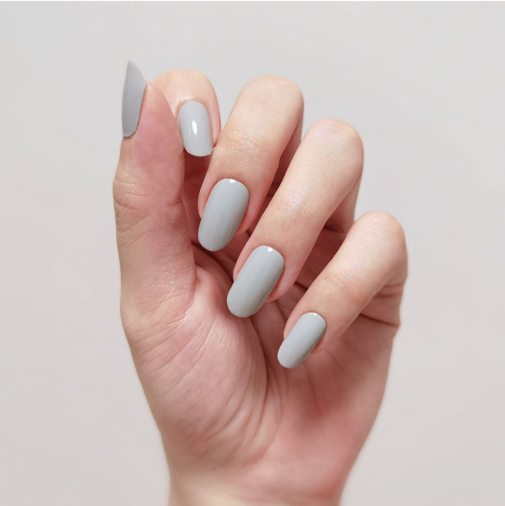 Gris Sólido | Stickers de Esmalte