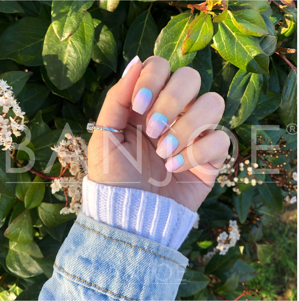 Atardecer rosa | Stickers de Esmalte