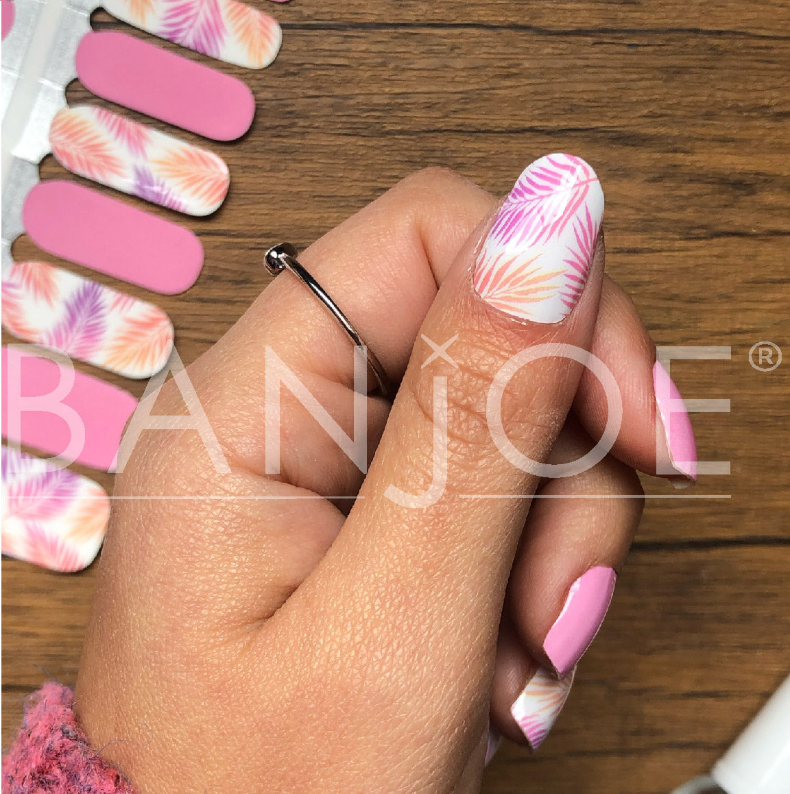 Palmer Rose | Stickers de Esmalte