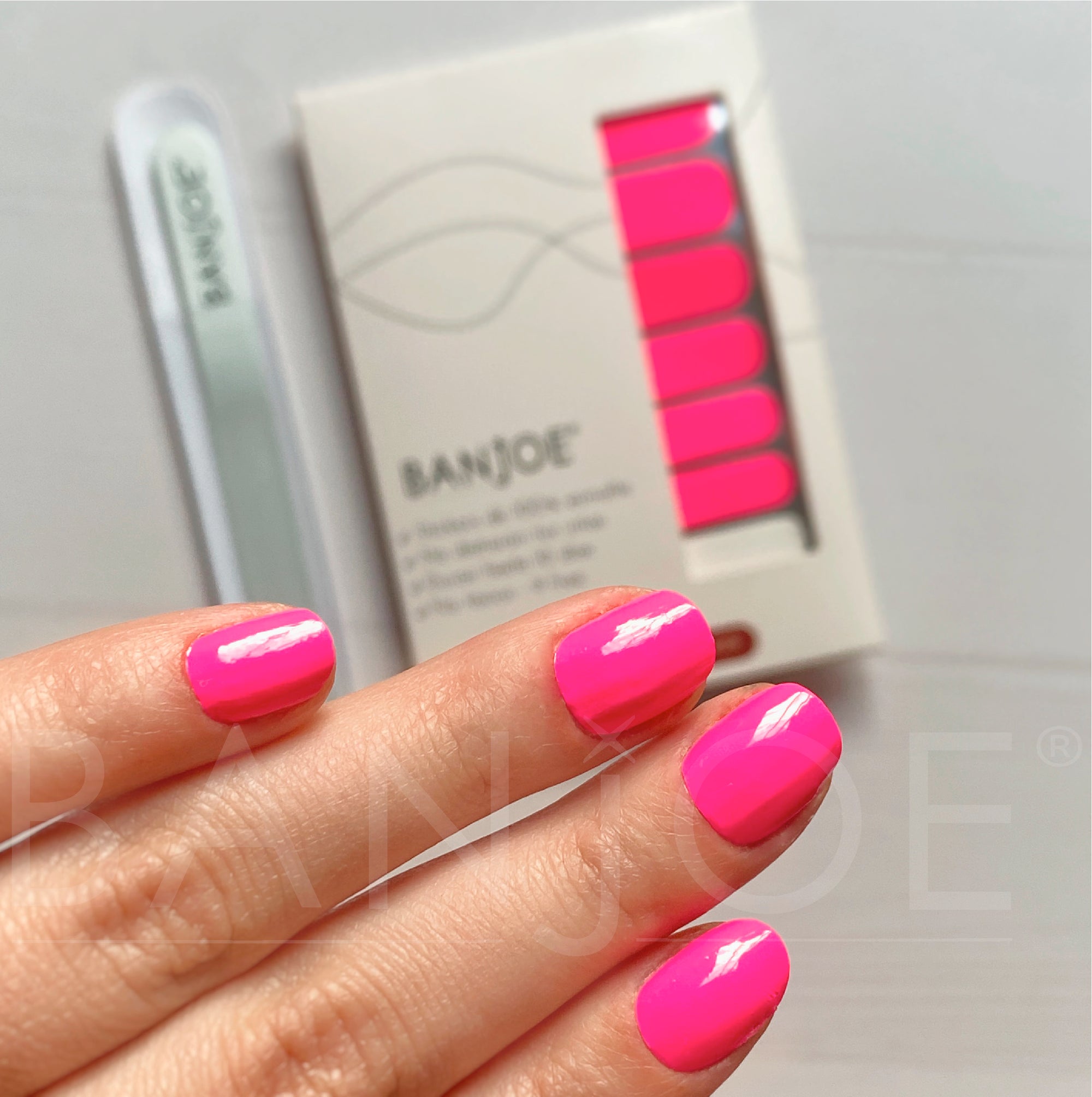 Rosa Neón | Stickers de Esmalte