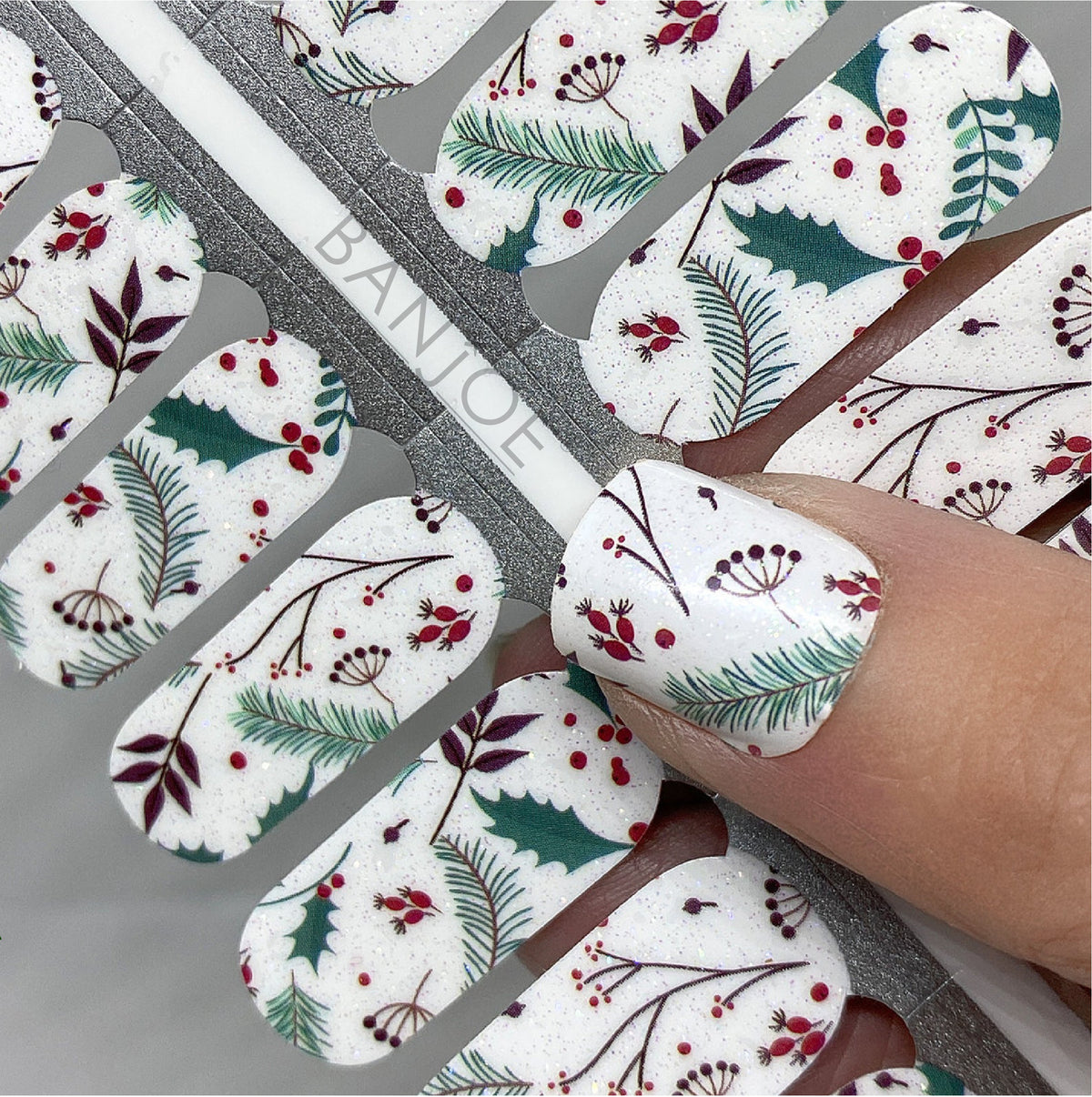 Blanca Navidad | Stickers de Esmalte