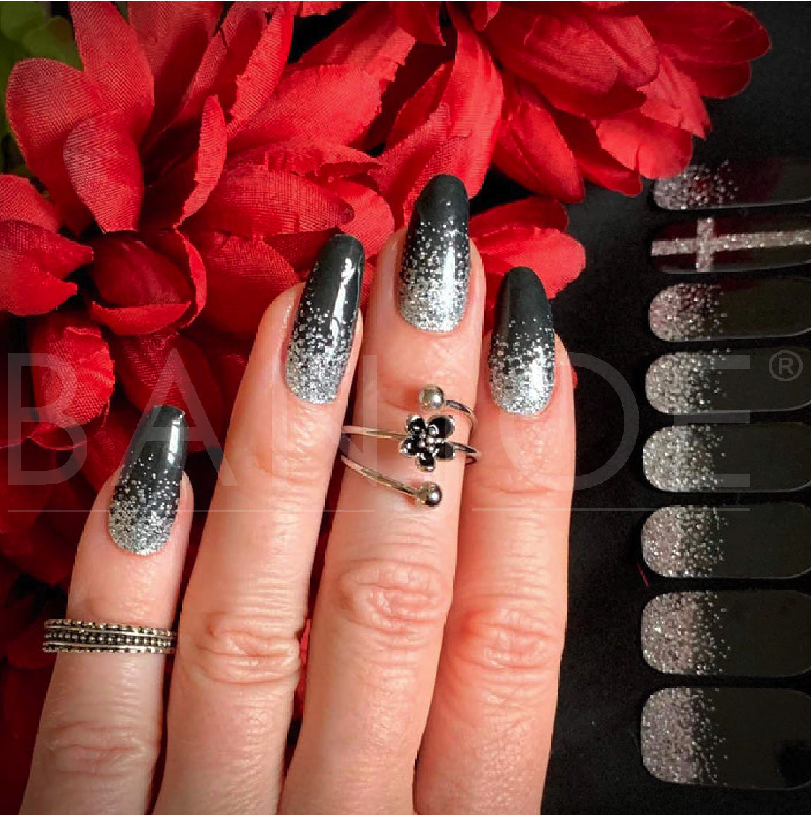 Silver Cross | Stickers de Esmalte