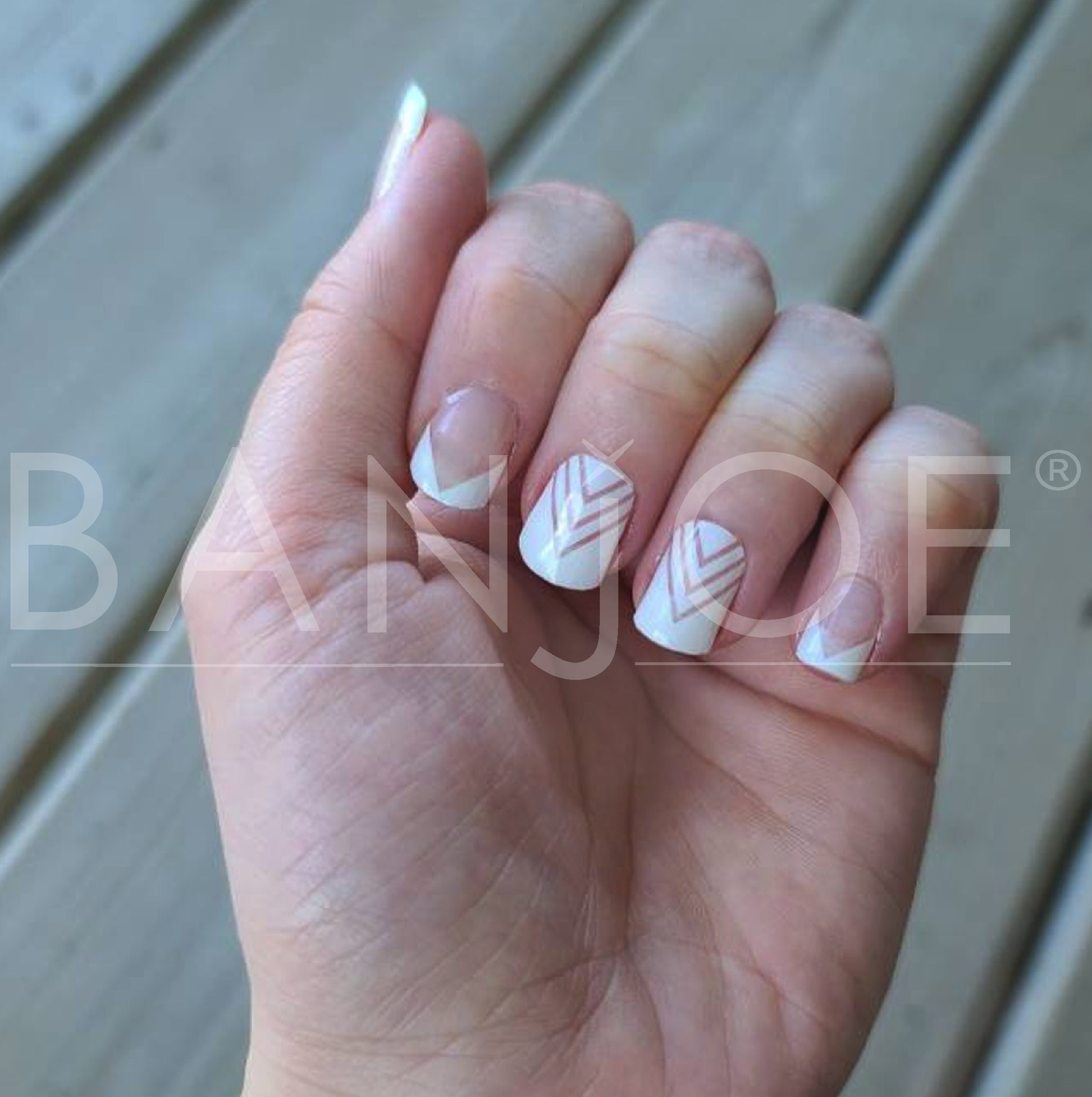 Francesa Triangular | Stickers de Esmalte