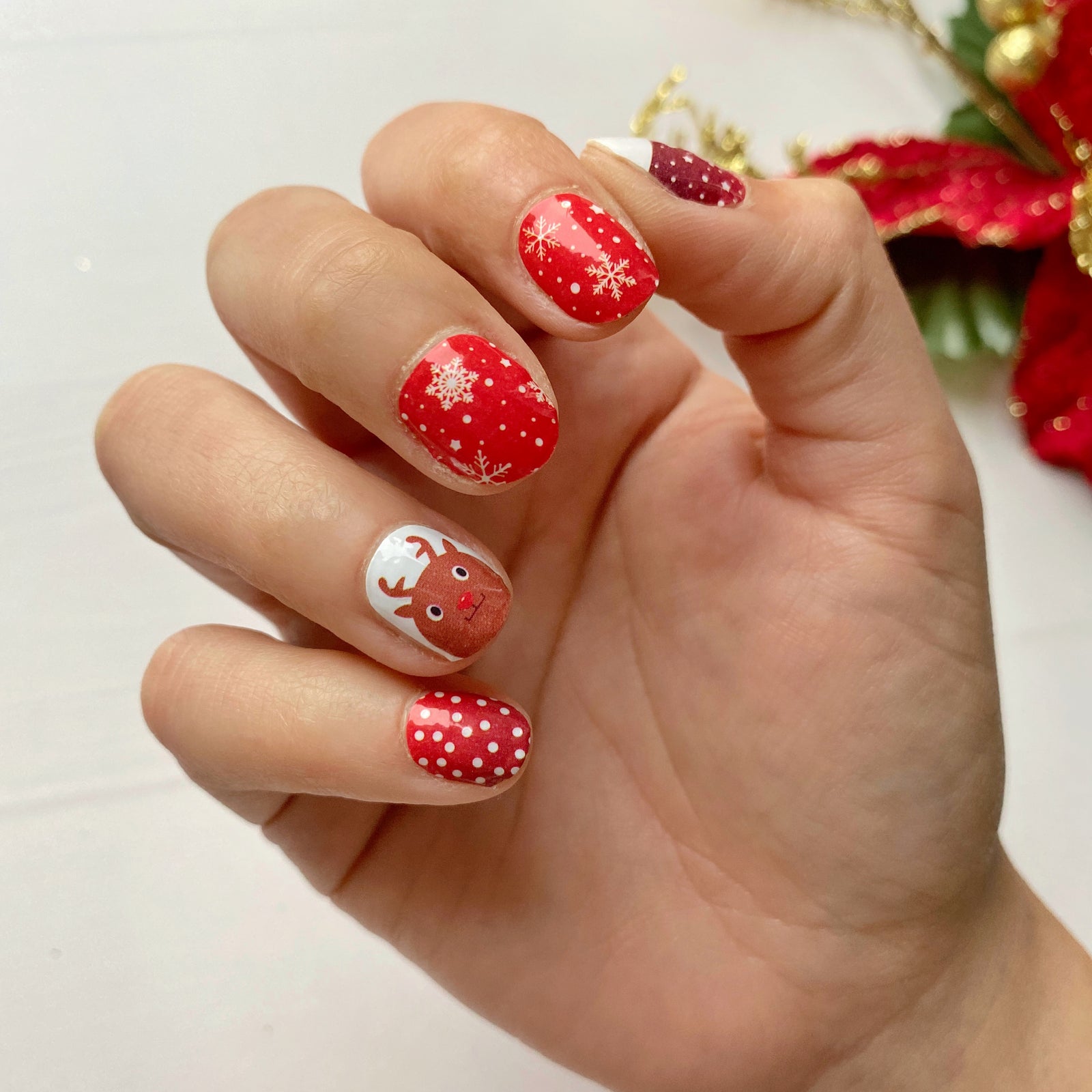 Rodolfo el Reno | Stickers de Esmalte