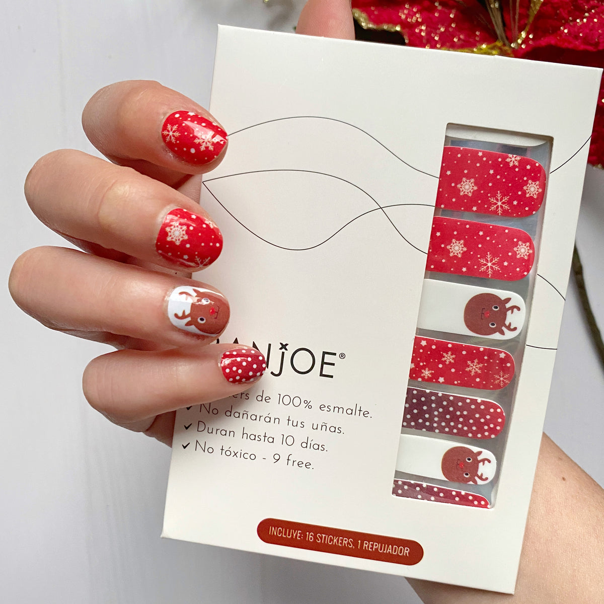 Rodolfo el Reno | Stickers de Esmalte