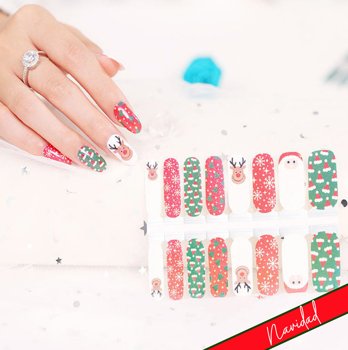 Noche Buena | Stickers de Esmalte