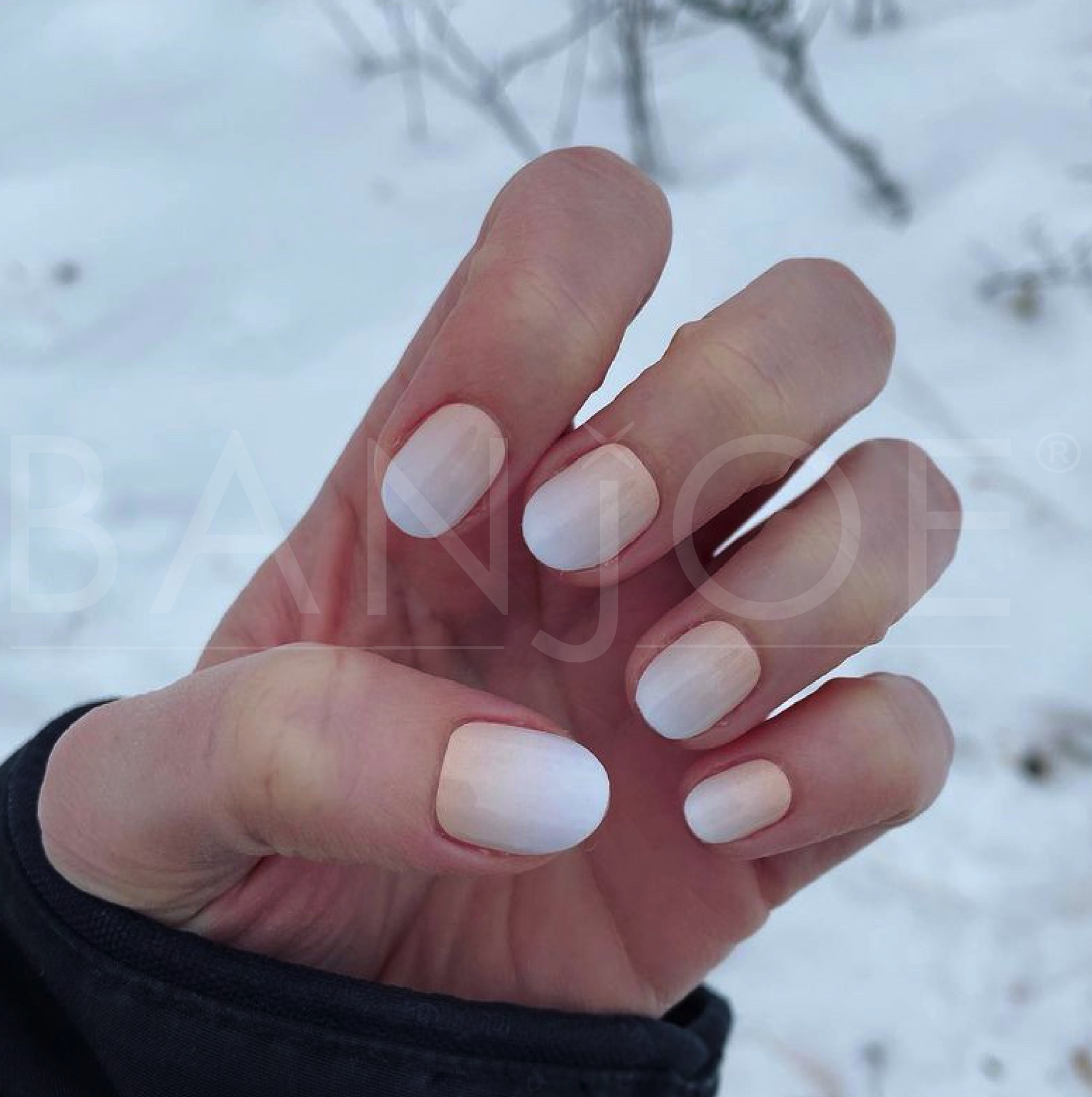 Degradado blanco nude| Stickers de Esmalte