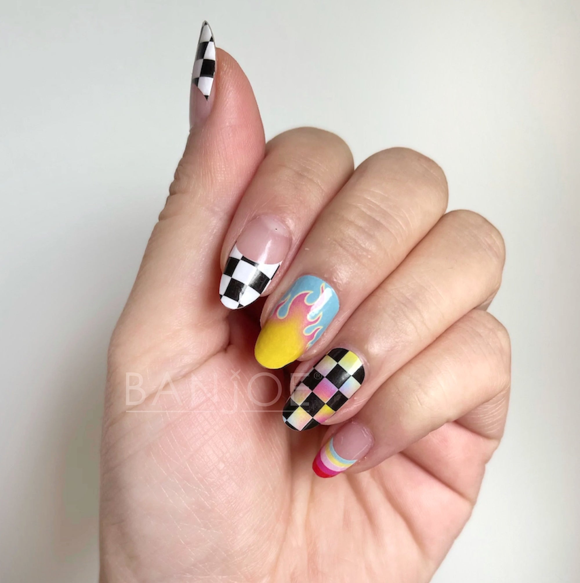 Rainbow Race | Stickers de Esmalte
